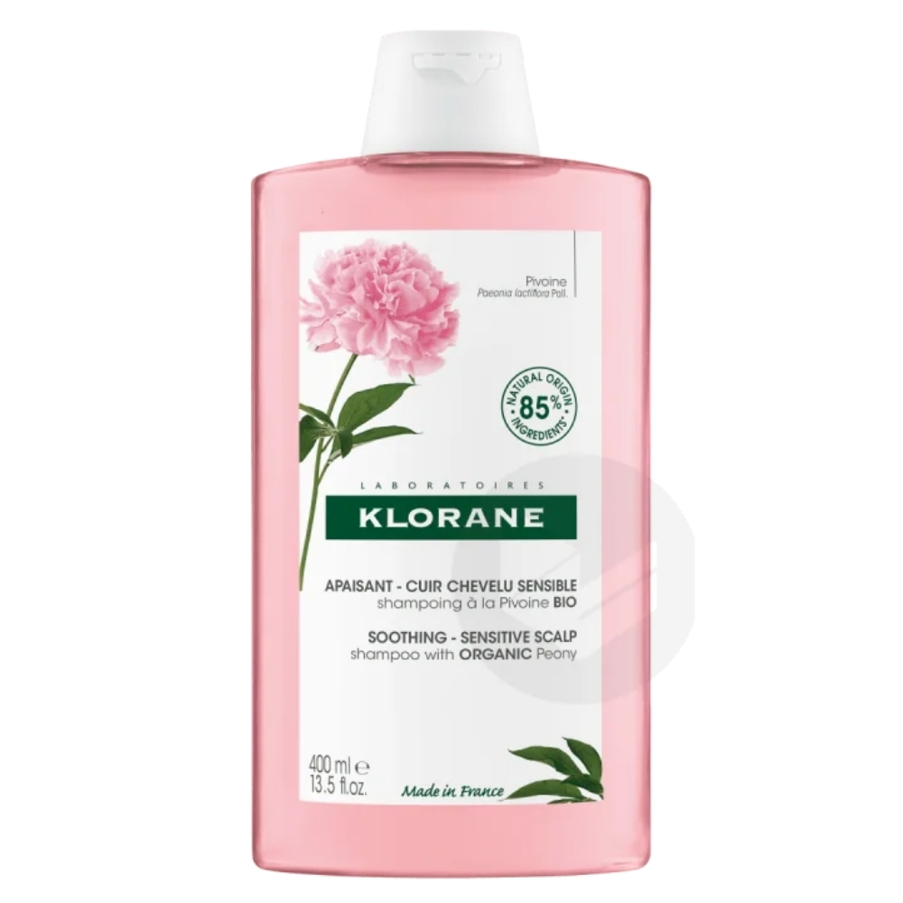 KLORANE SHAMPOING A LA PIVOINE BIO 400ml –  | Parasativa Maroc