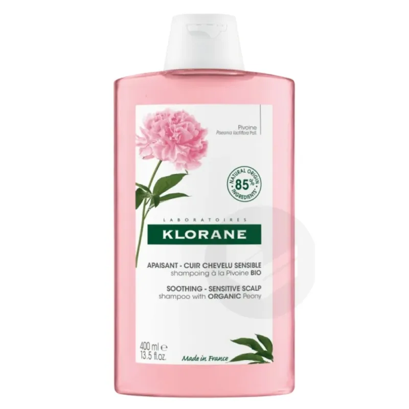 KLORANE SHAMPOING A LA PIVOINE BIO 400ml