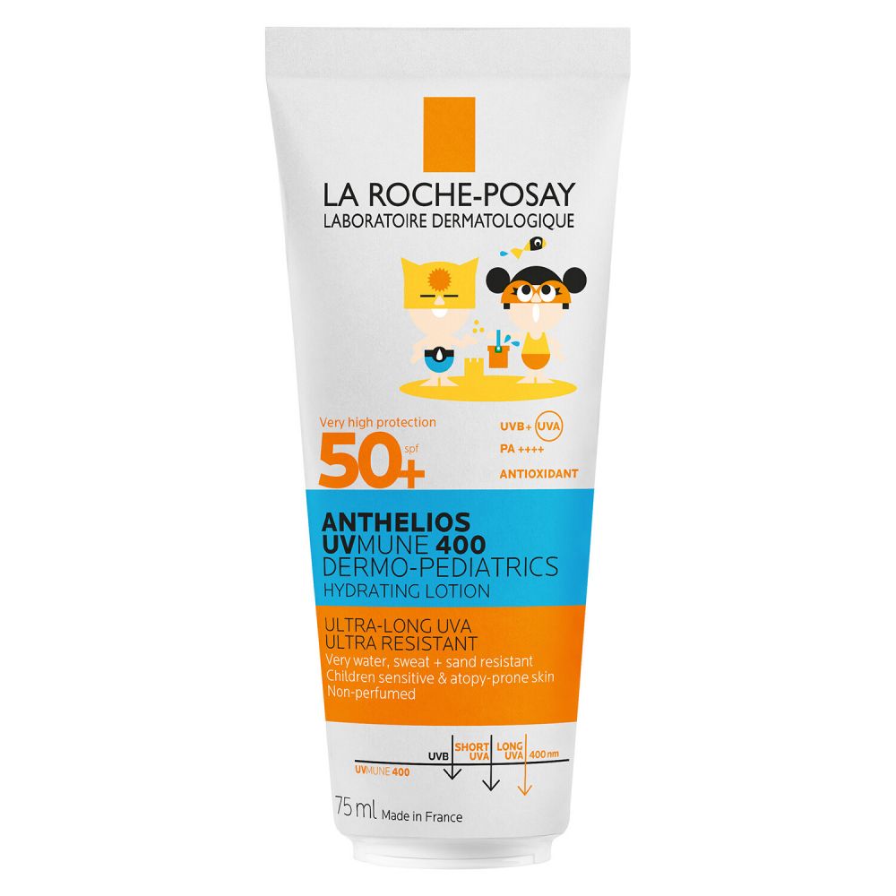 LA ROCHE POSAY ANTHELIOS LAIT SOLAIRE ENFANTS PEAUX SENSIBLES VISAGE &amp; CORPS –  | Parasativa Maroc
