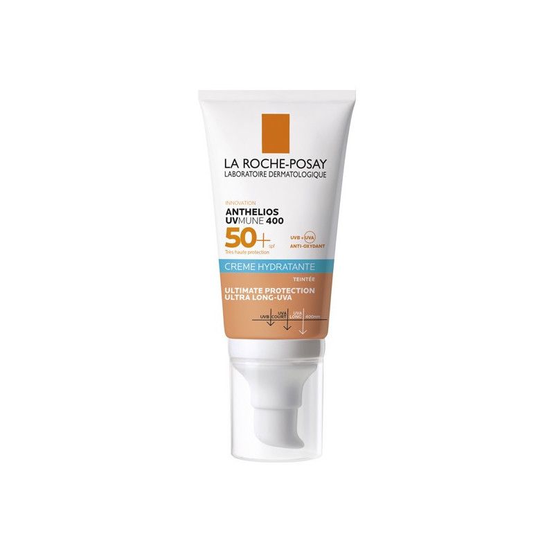 LA ROCHE POSAY ANTHELIOS UVMUNE 400 CREME HYDRATANTE SPF50+ TEINTE 50mL –  | Parasativa Maroc
