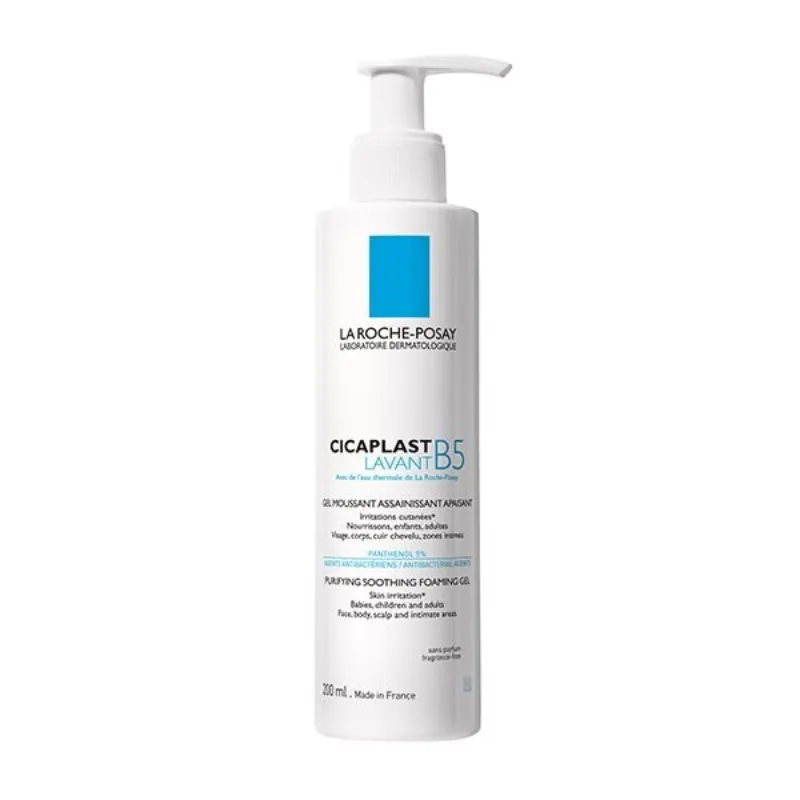La Roche-Posay Cicaplast B5 Gel Lavant Peau Irritée et Fragilisée | 200ml –  | Parasativa Maroc