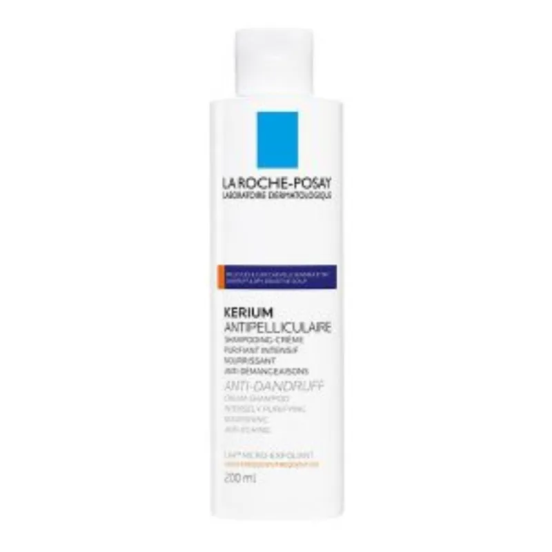 La Roche-Posay Kerium Shampoing Antipelliculaire Pellicules Sèches | 200ml –  | Parasativa Maroc