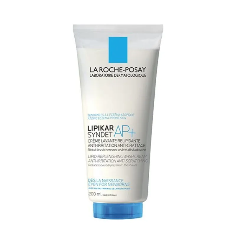 La Roche-Posay Lipikar Syndet AP+ Crème Lavante Peau Sèche et Eczéma Atopique| 200ml –  | Parasativa Maroc