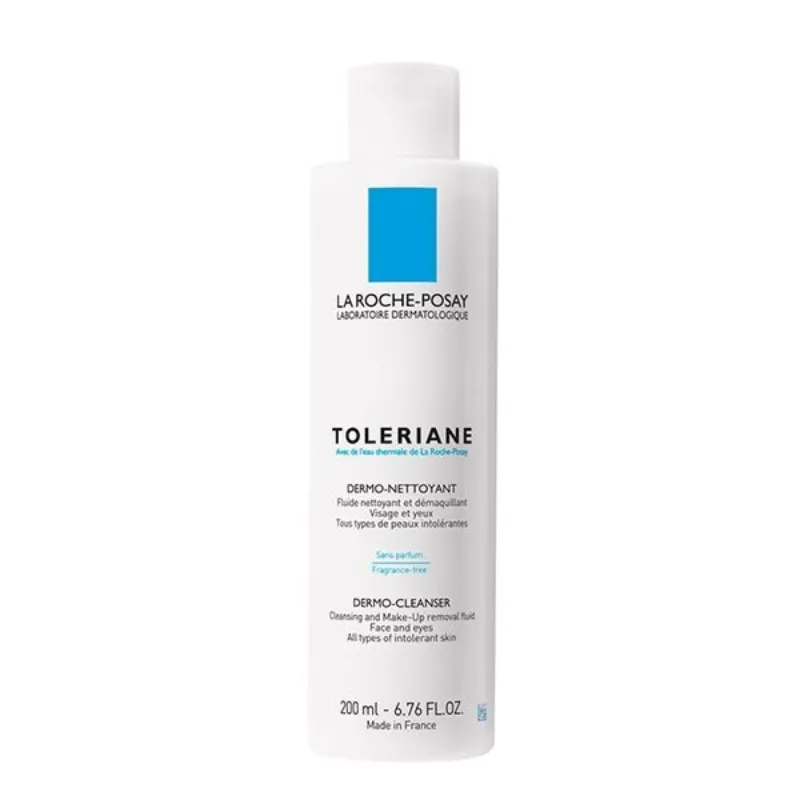 La Roche-Posay Toleriane Dermo-Nettoyant Fluide Démaquillant Peau Intolérante | 200ml –  | Parasativa Maroc