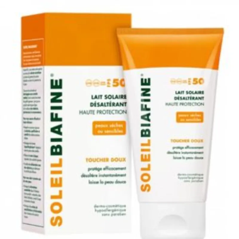 Soleil Biafine Lait Solaire 50 SPF 150Ml –  | Parasativa Maroc