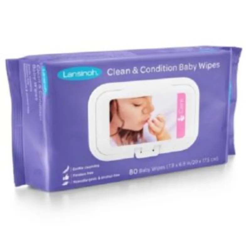 Lansinoh Lingettes à la Lanoline – 80 unités –  | Parasativa Maroc