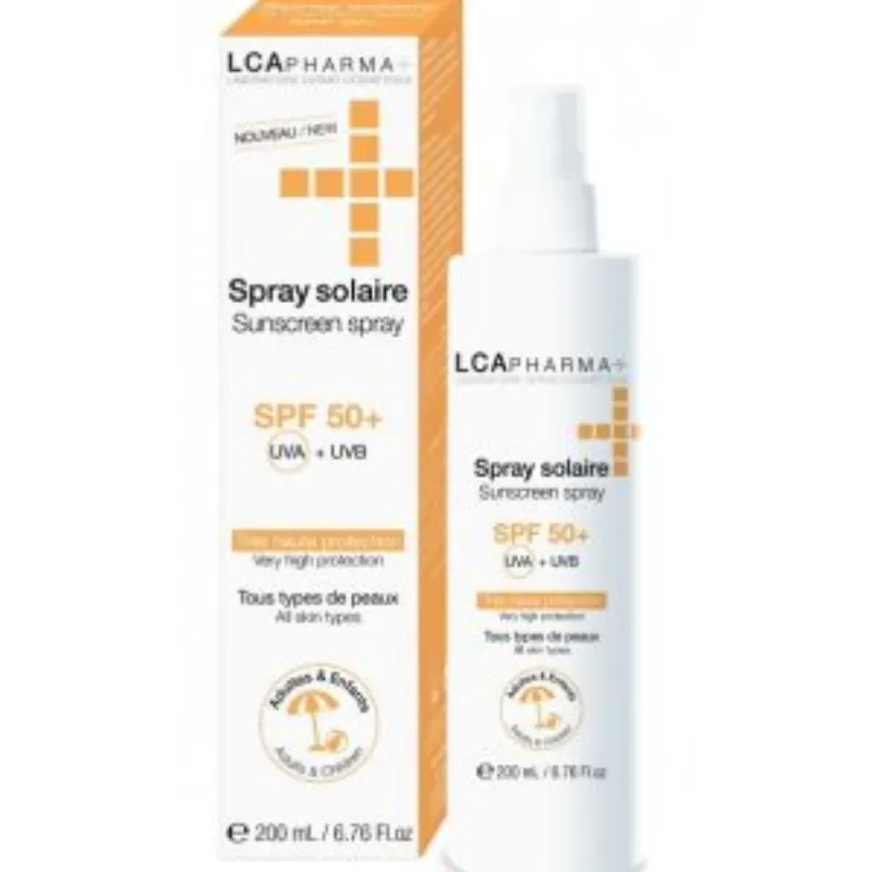 Lca ecran spray solaire spf50+ 200ml –  | Parasativa Maroc