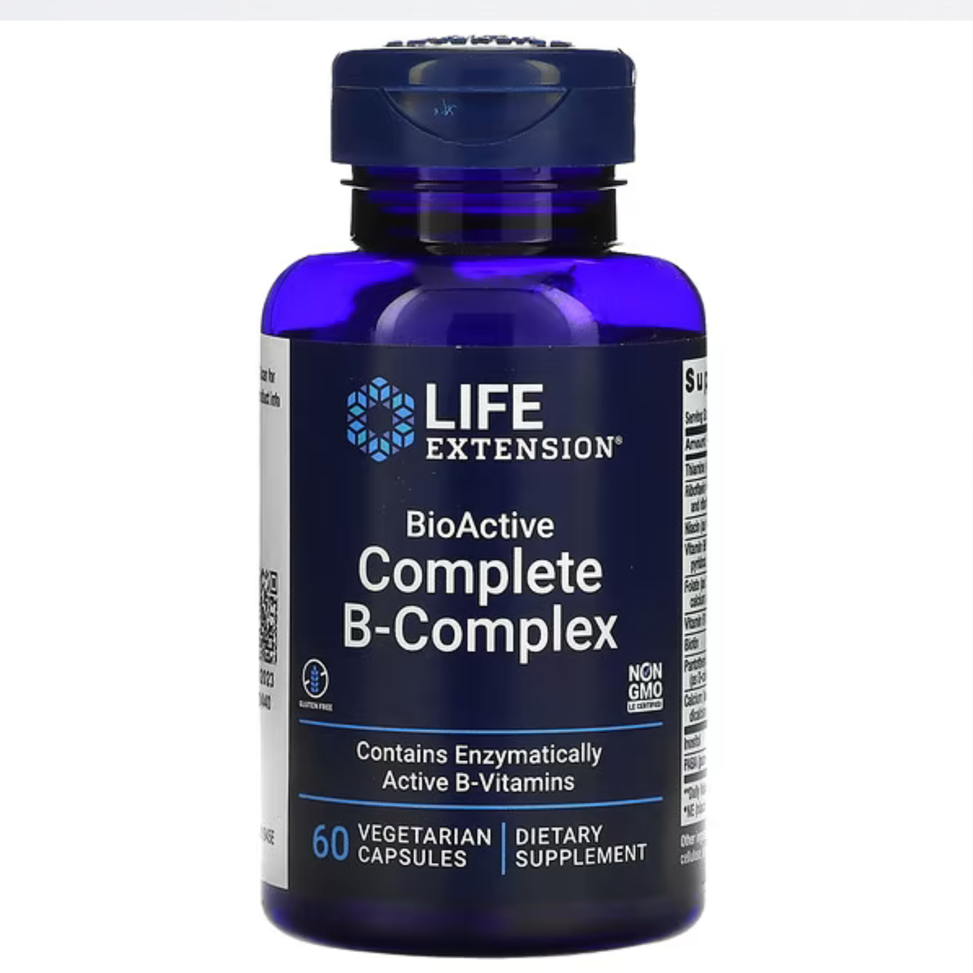 LIFE EXTENSION BIOACTIVE COMPLEXE COMPLET DE VITAMINES B 60 CAPSULES –  | Parasativa Maroc