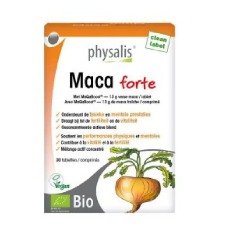 Physalis Maca Forte 30 Comprimès –  | Parasativa Maroc