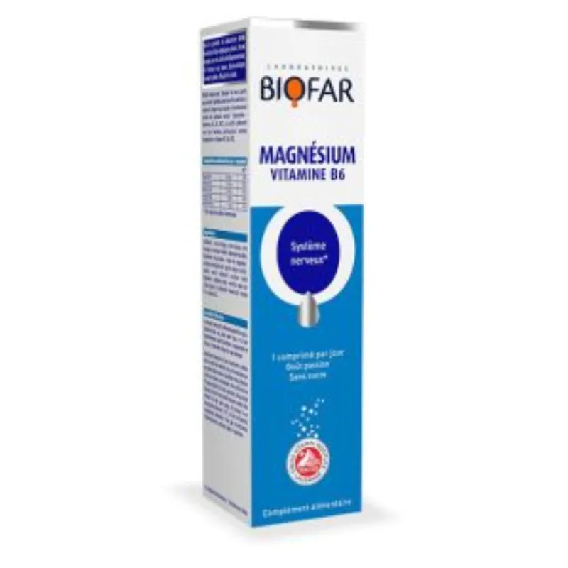 Biofar Magnésium b6+b2 20 capsules –  | Parasativa Maroc