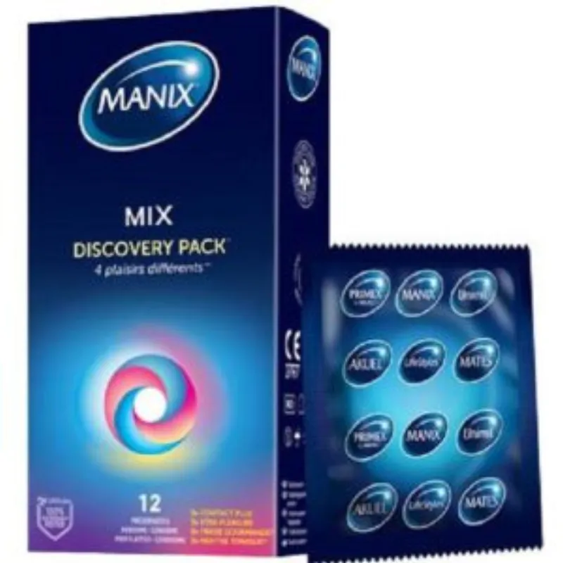 MANIX MIX Boite de 12 Préservatifs –  | Parasativa Maroc