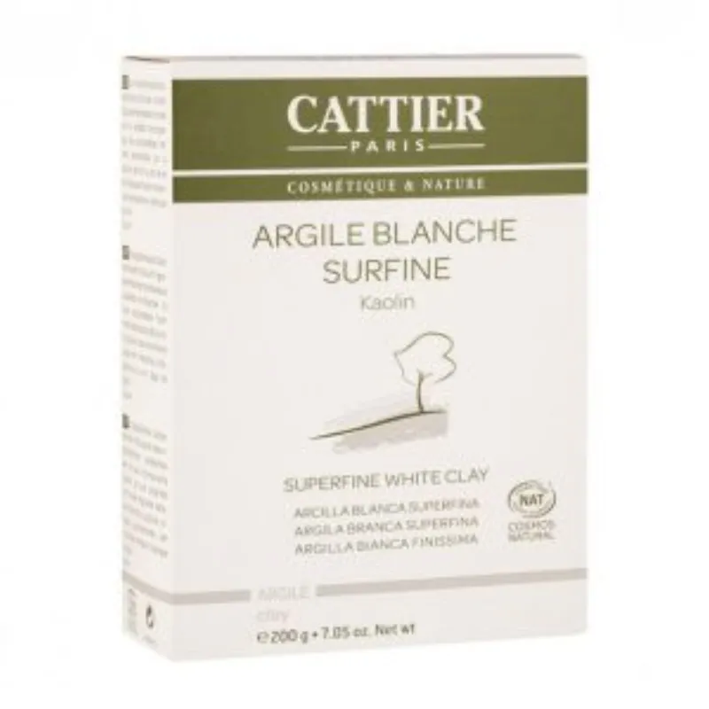 Cattier Argile Verte Blanche surfine 200g –  | Parasativa Maroc