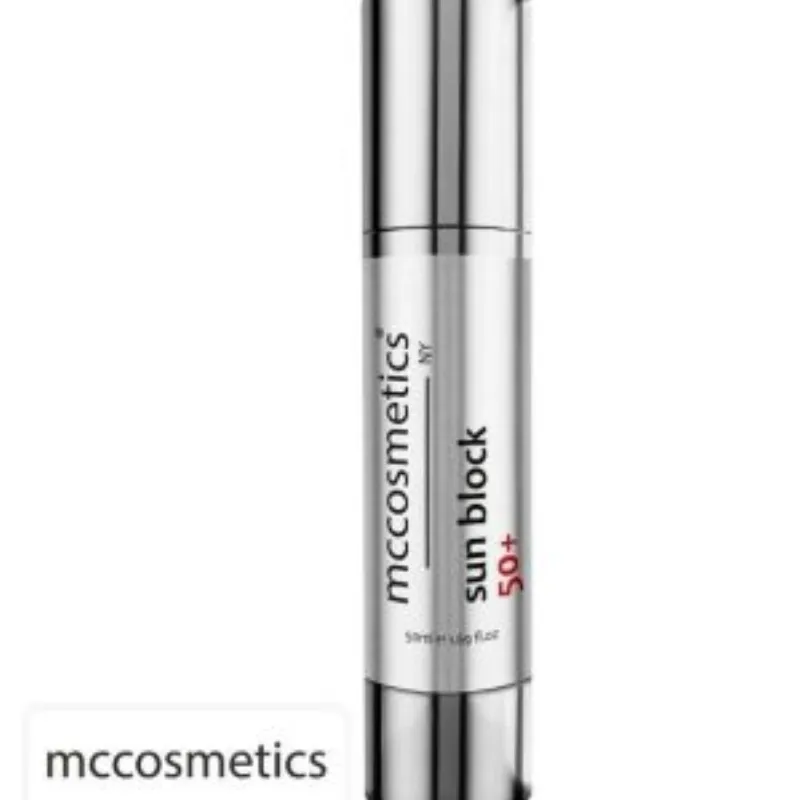 Mccosmetics Sun block cream 50+ 50ml –  | Parasativa Maroc