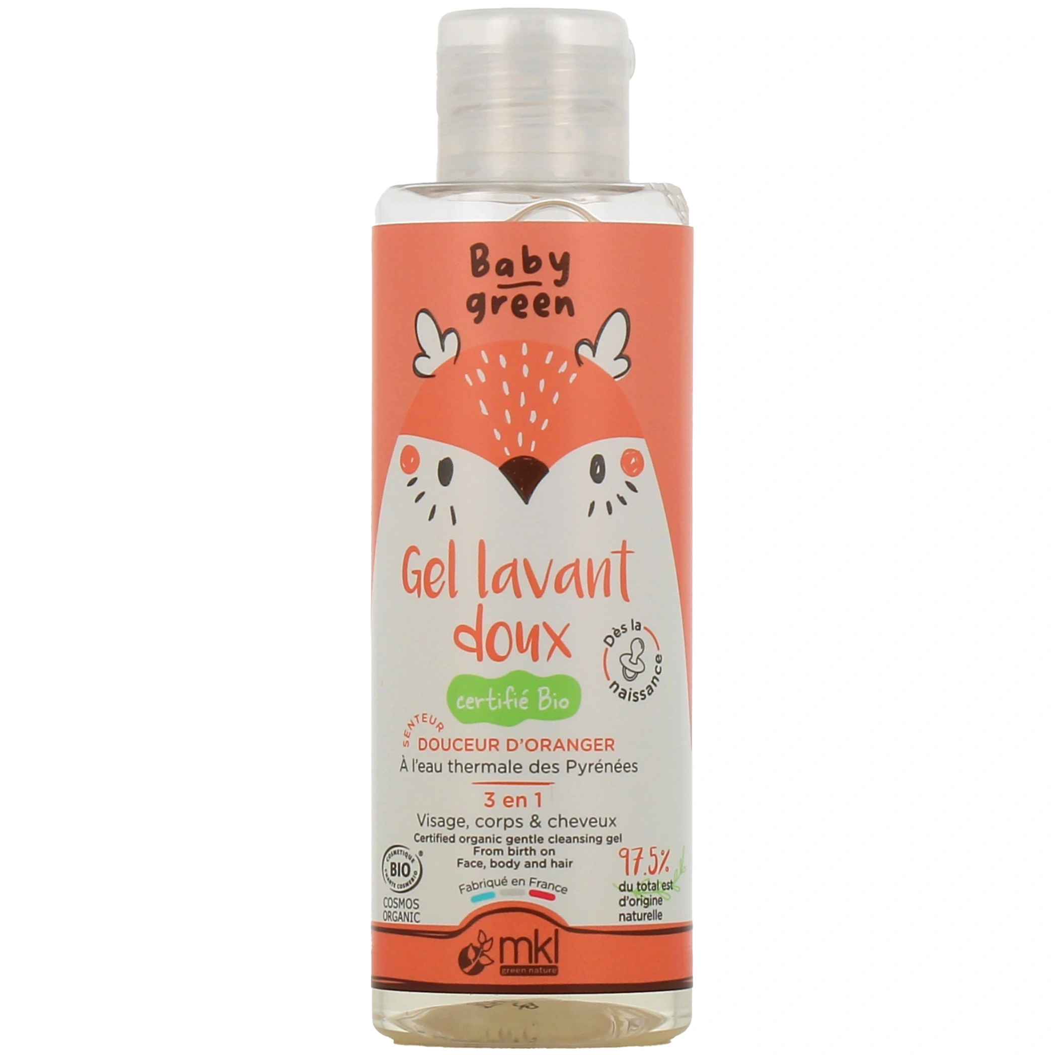 MKL BABY GREEN GEL LAVANT DOUX 100ML –  | Parasativa Maroc