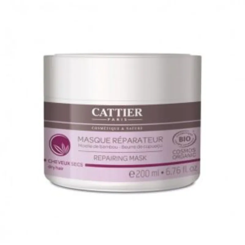 Cattier Masque reparateur cheveux secs pot 200ml –  | Parasativa Maroc