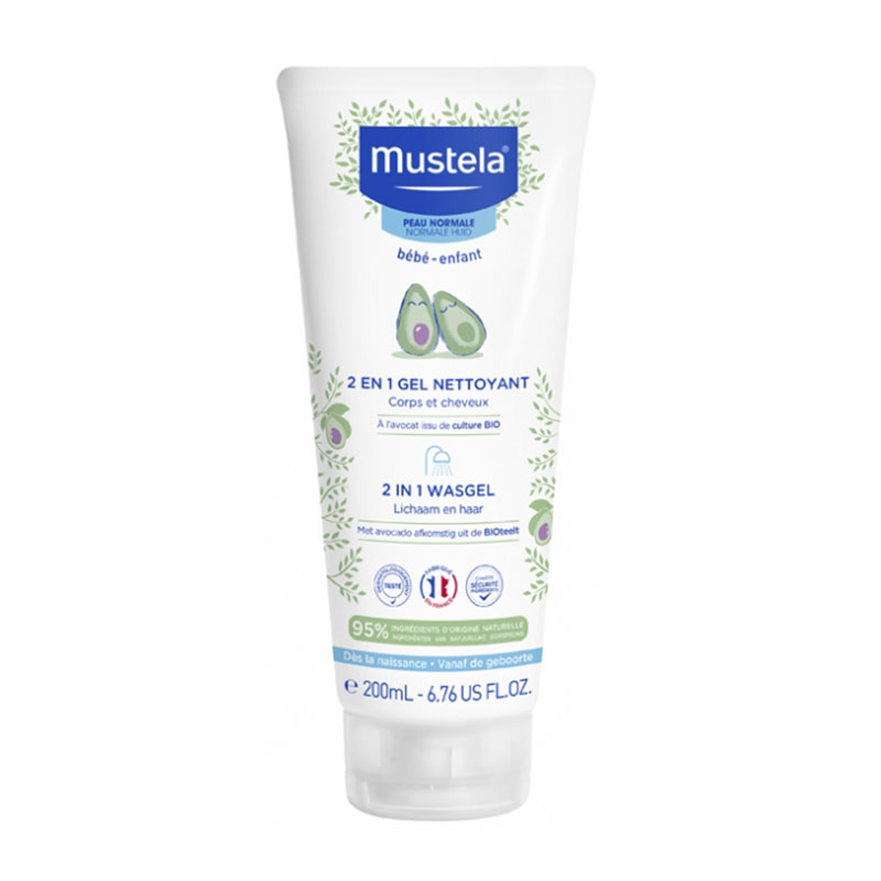 MUSTELA GEL NETTOYANT 2EN1 A L'AVOCAT 200mL –  | Parasativa Maroc