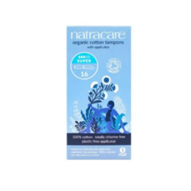 NATRACARE TAMPONS SUPER AVEC APPLICATEUR 16 Unités –  | Parasativa Maroc