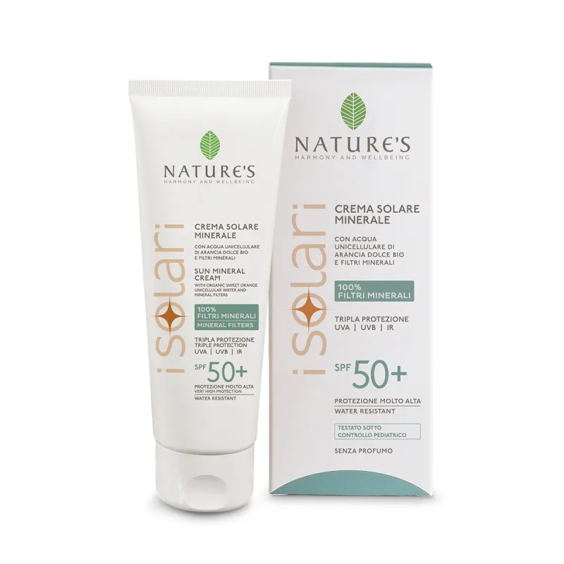 NATURE’S ISOLARI CREME MINERALE VISAGE&amp;CORPS SPF50+ 100ML –  | Parasativa Maroc