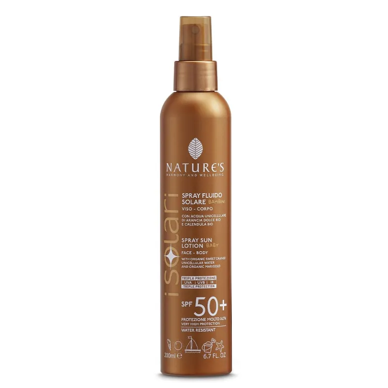 NATURE’S ISOLARI SPRAY SOLAIRE BEBE VISAGE&amp;CORPS SPF 50+ 200ML –  | Parasativa Maroc