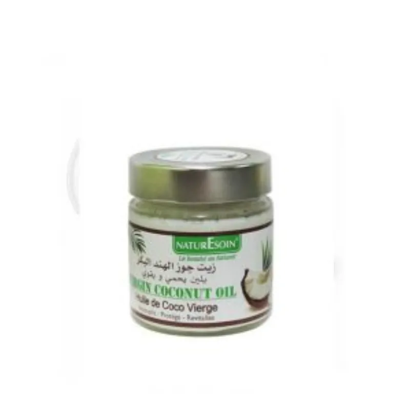 Nature soin huile de coco Vierge pot 200ml –  | Parasativa Maroc