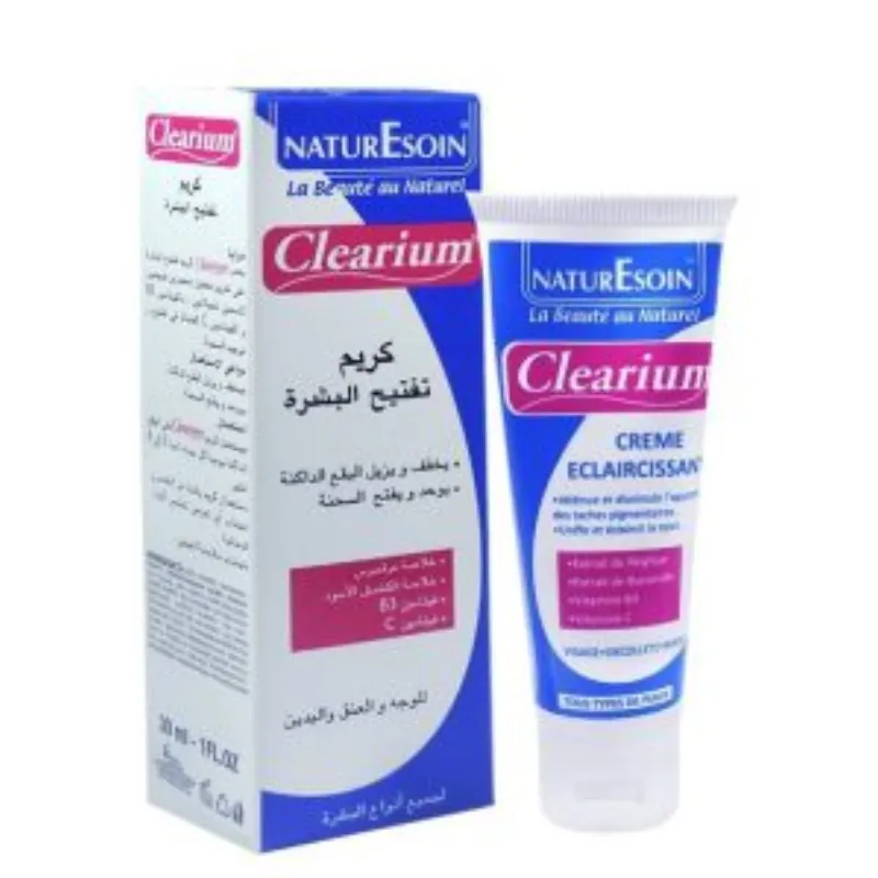 NATURESOIN CLEARIUM Crème éclaircissante 30ml –  | Parasativa Maroc