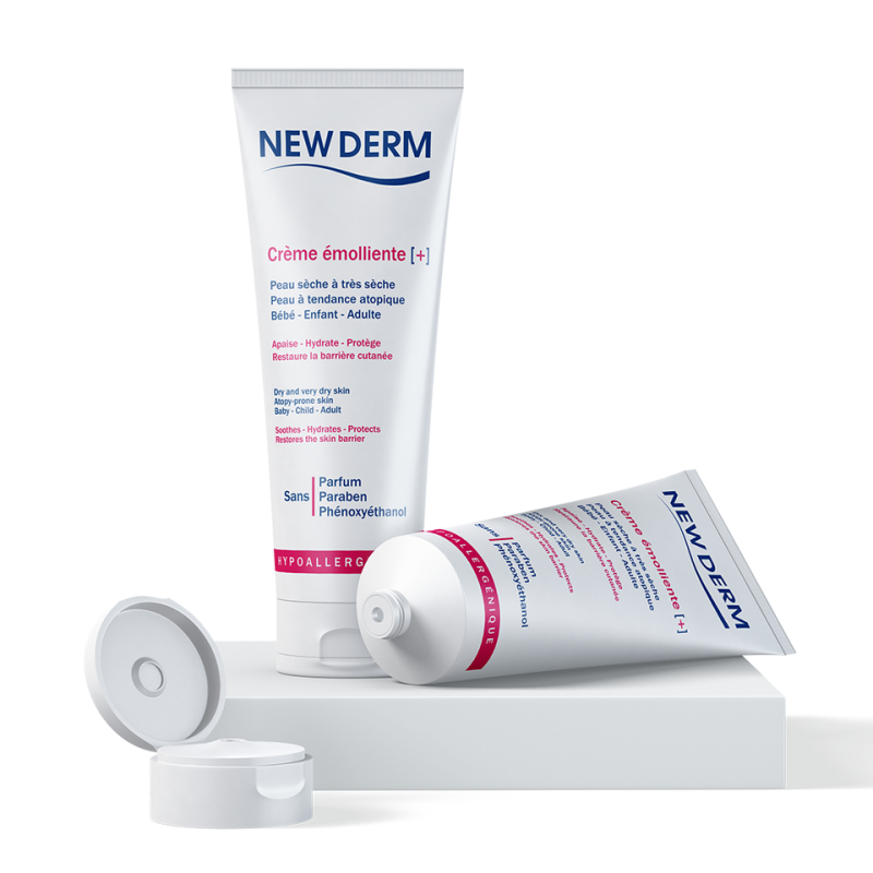 NEW DERM CREME EMOLLIENTE + 250ML –  | Parasativa Maroc
