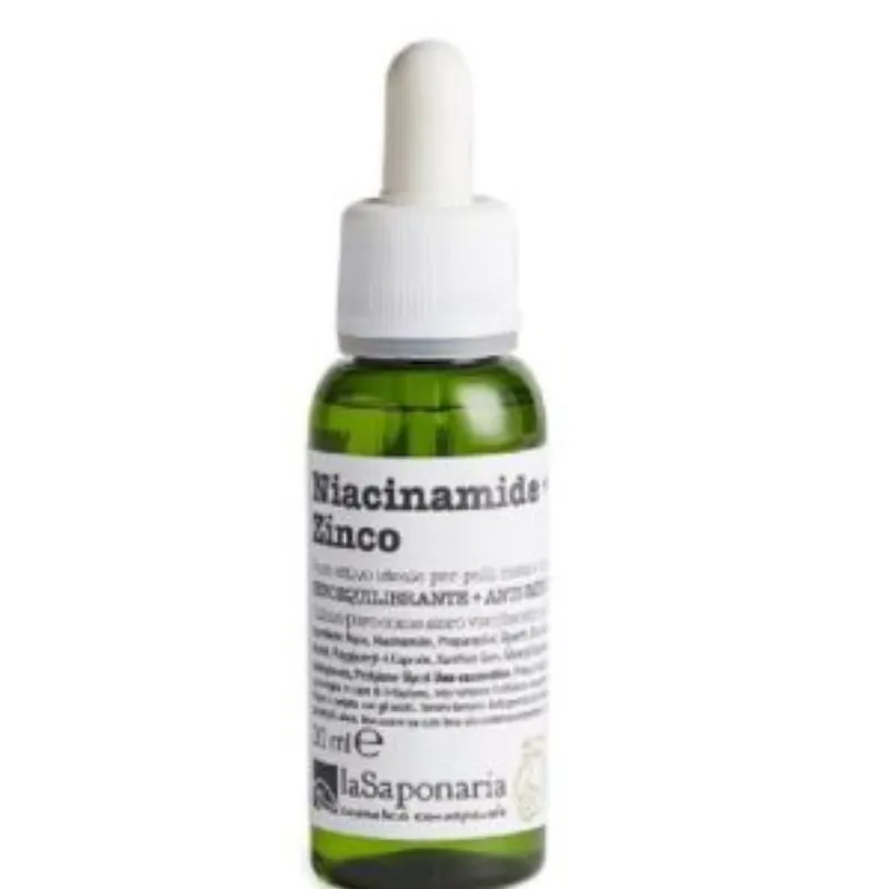 La Saponaria Niacinamide + Zinc pure 30ml –  | Parasativa Maroc