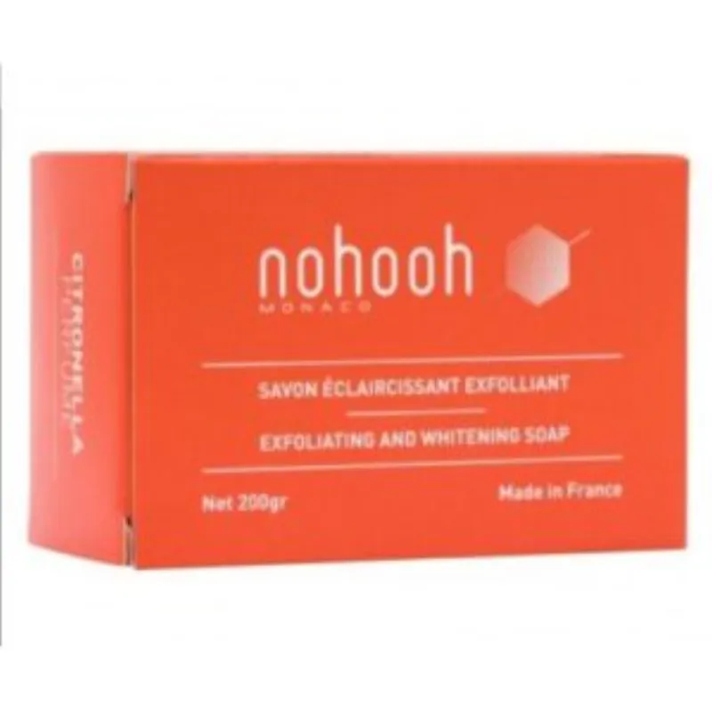 Nohooh savon eclaircissante exfoliant citronnelle 200g –  | Parasativa Maroc
