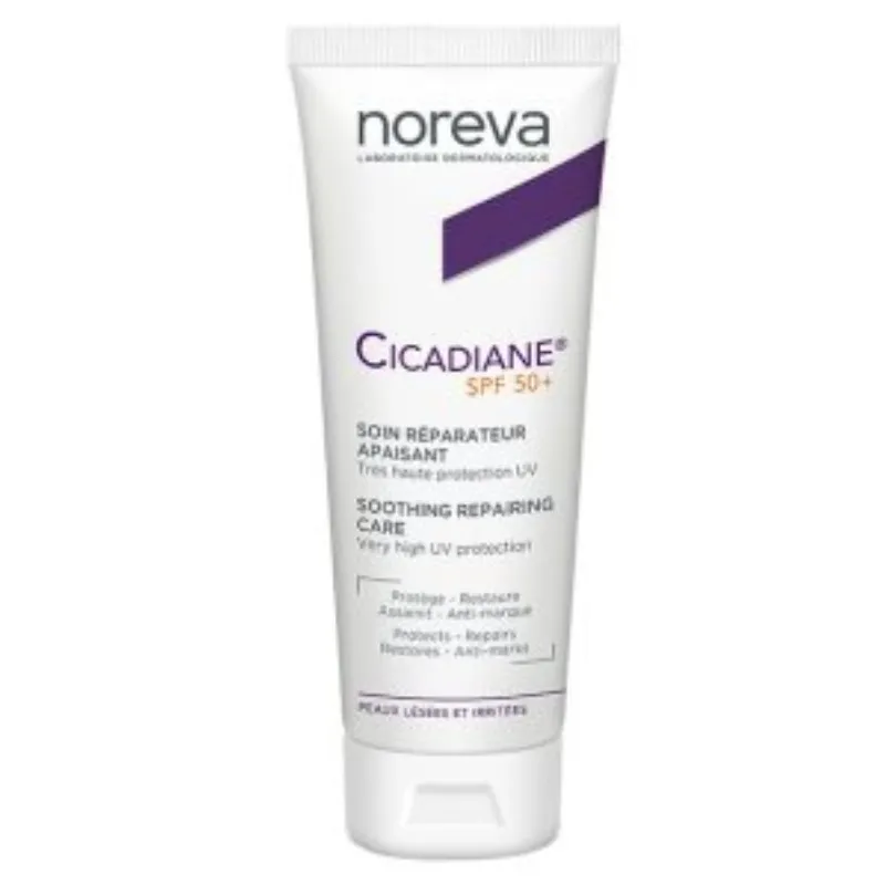 Noreva Cicadiane Protect Crème Réparatrice Photo-Protectrice spf 50+ – 40 ml –  | Parasativa Maroc