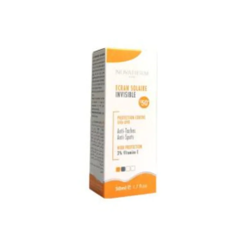 Novaderm Ecran Invisible spf50+ 50ml –  | Parasativa Maroc