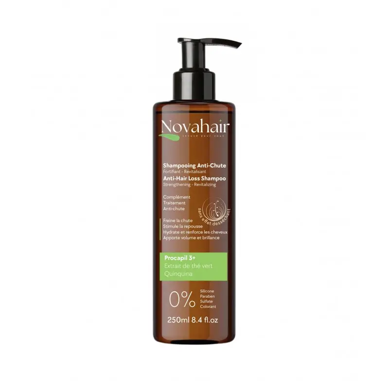 NOVAHAIR SHAMPOING ANTI-CHUTE 250ML –  | Parasativa Maroc