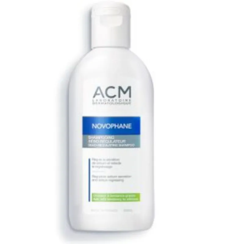 Acm Novophane Shampooing sébo-régulateur – 200 ml –  | Parasativa Maroc