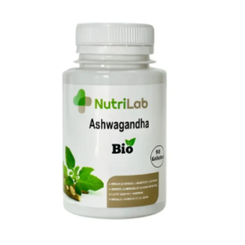 Nutrilab Ashwagandha 90 Gélules –  | Parasativa Maroc