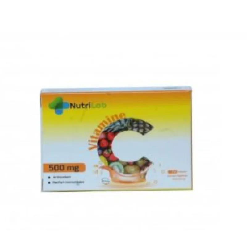 NUTRILAB VITAMINE C 500 MG – 30GÉLULES –  | Parasativa Maroc