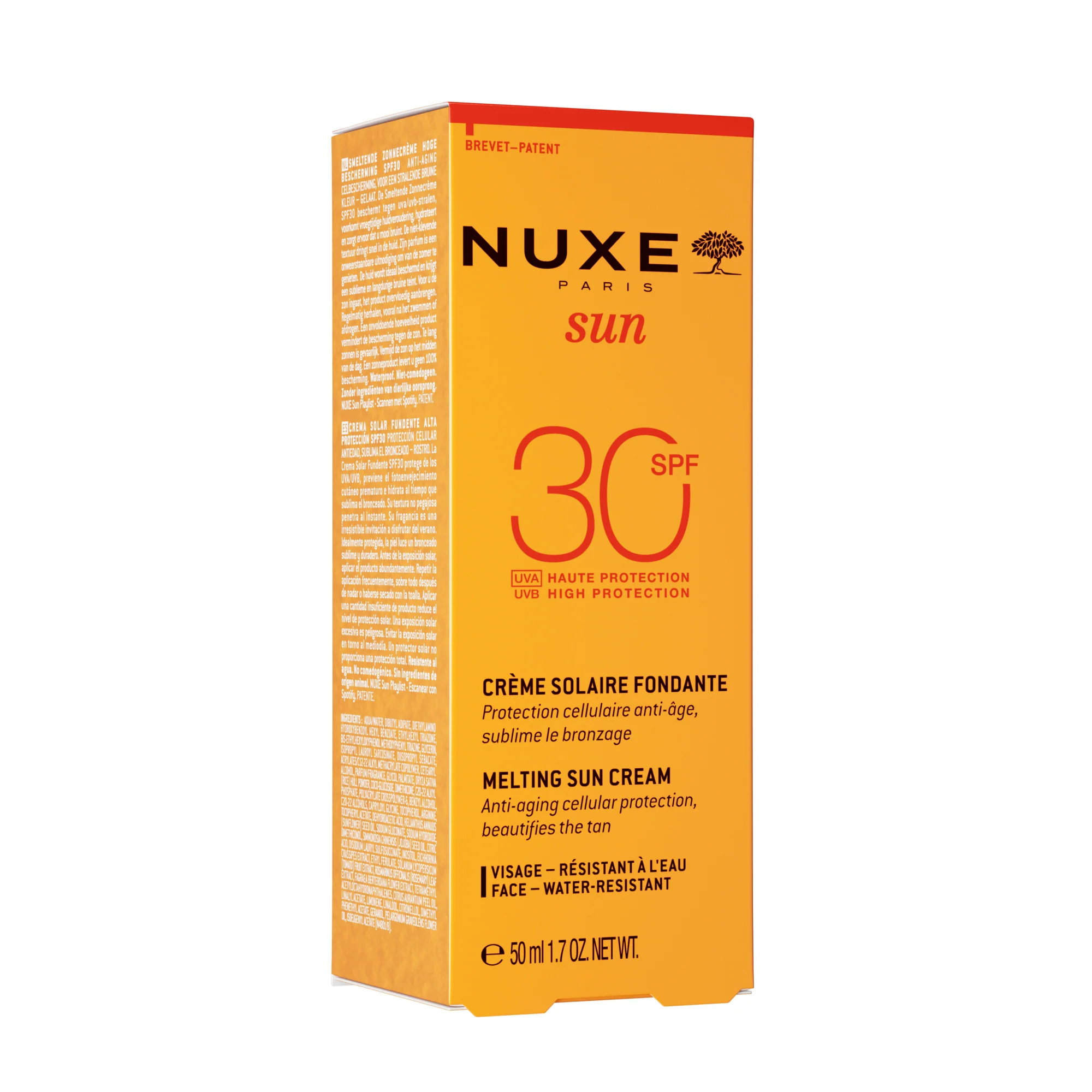 NUXE SUN CREME SOLAIRE FONDANTE VISAGE SPF30 50ML