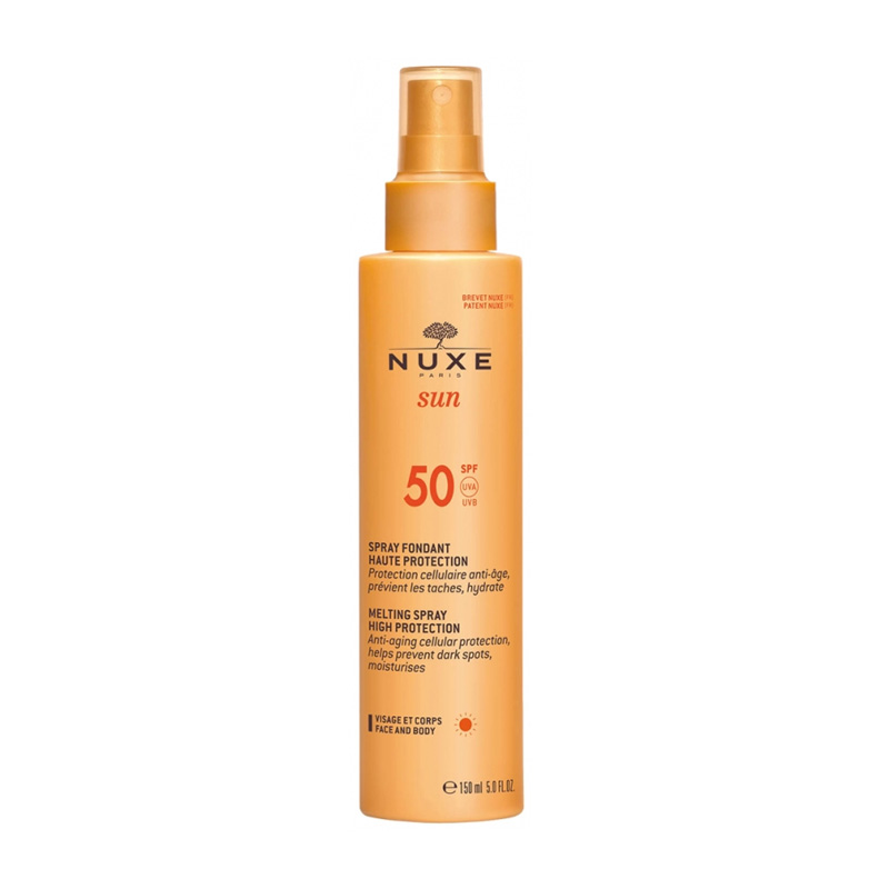 NUXE SUN SPRAY FONDANT HAUTE PROTECTION SPF50 150mL –  | Parasativa Maroc