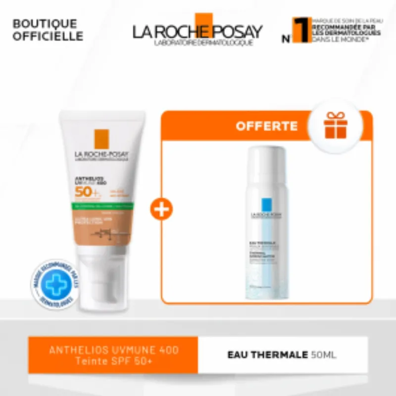 La Roche-Posay Anthelios Oil Control Matifiante Teintée SPF50+ = Eau Thermale 50ml Offerte –  | Parasativa Maroc