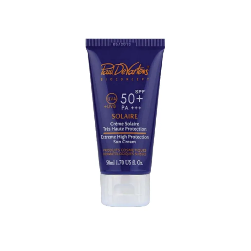 PAUL DE VARTENS CRÈME SOLAIRE SPF 50+ PA+++