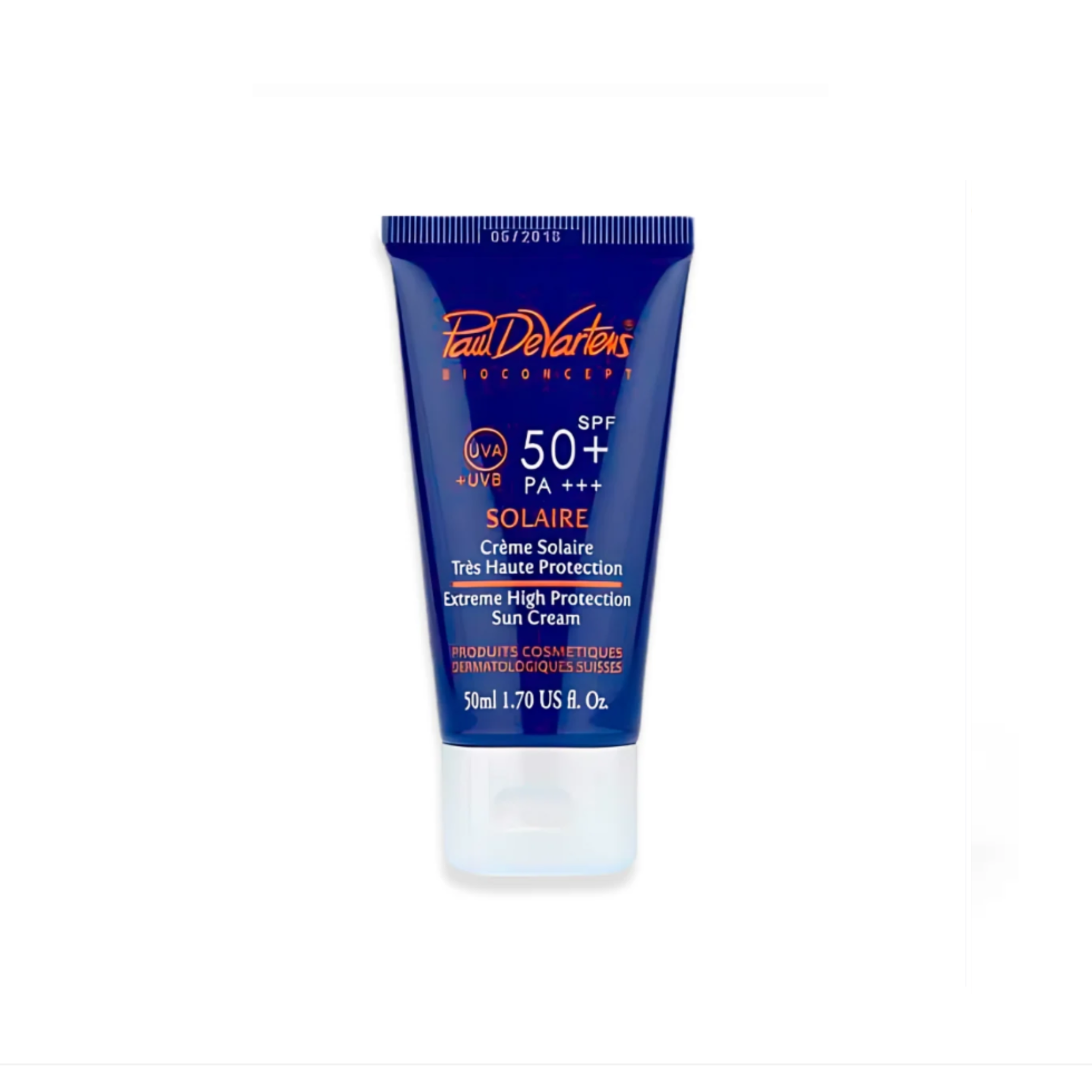 PAUL DE VARTENS CR SOLAIRE INVISIBLE SPF50+ 50ML –  | Parasativa Maroc