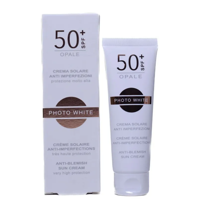 PHOTOWHITE CREME SOLAIRE SPF50+ ANTI IMPERFECTIONS OPALE