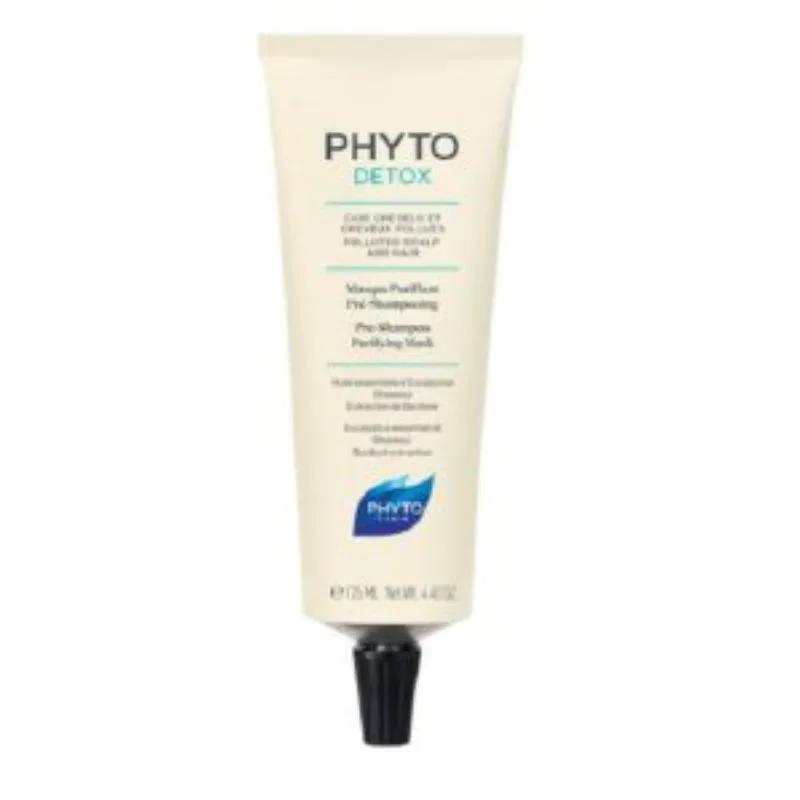 PHYTO PHYTODETOX MASQUE PURIFIANT PRÉ-SHAMPOOING 125ML –  | Parasativa Maroc