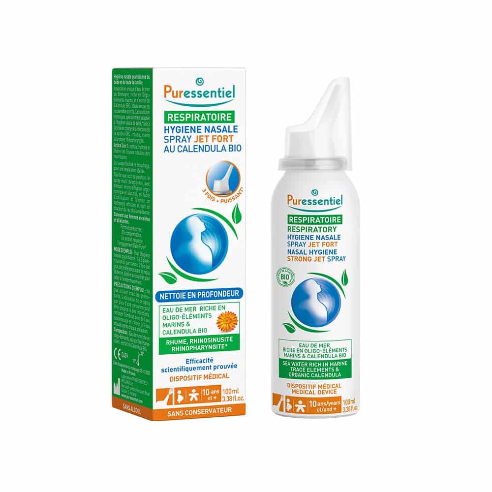 PURESSENTIEL RESPIRATOIRE HYGIENE NASAL SPRAY JET FORT100ml –  | Parasativa Maroc