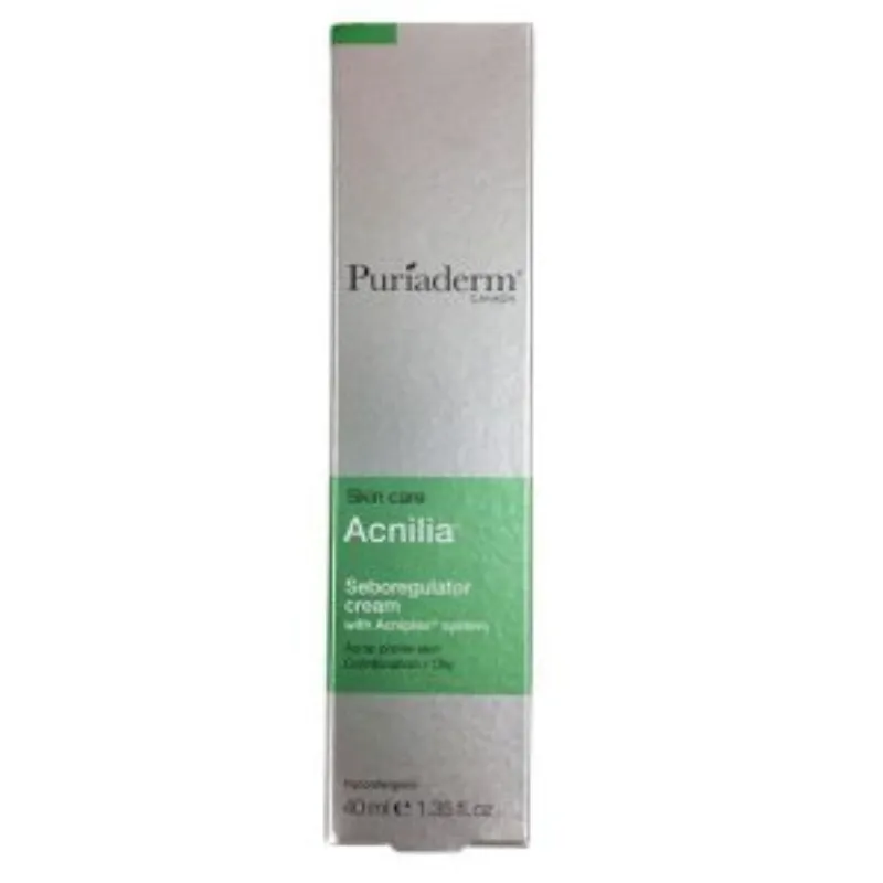 Puriaderm Acnilia crème seboregulatrice 40ml –  | Parasativa Maroc