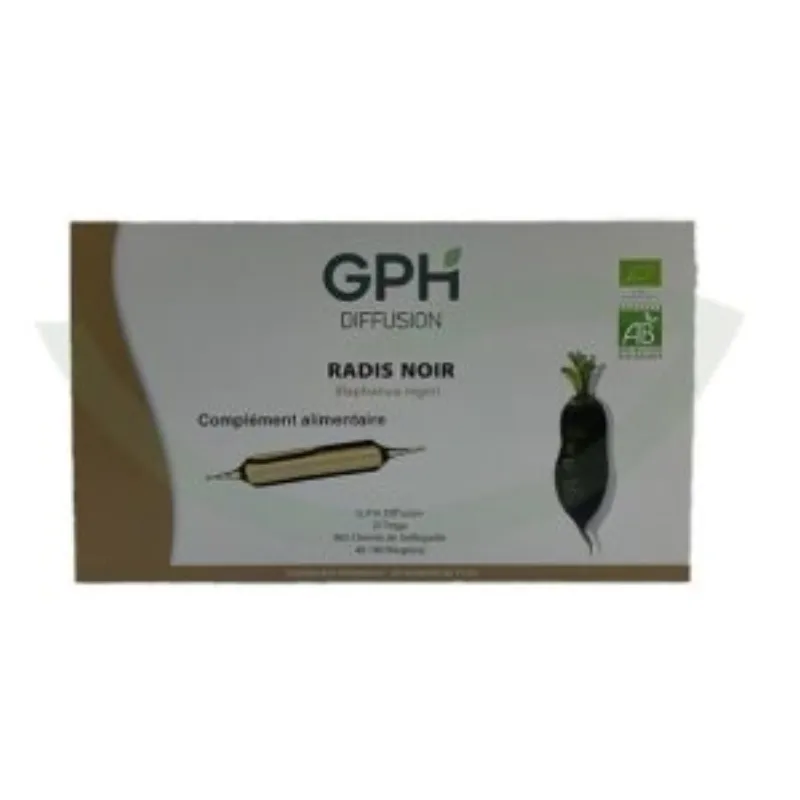 GPH Radis Noir 20 ampoules*15ml –  | Parasativa Maroc