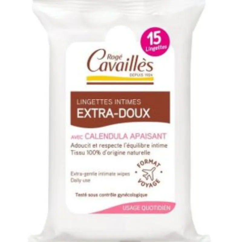 Rogé Cavailles Lingettes Extra Doux 15unités –  | Parasativa Maroc