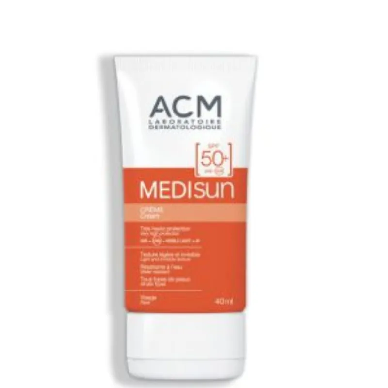 ACM MEDISUN CREME – SPF 50+ Crème solaire invisible –  | Parasativa Maroc