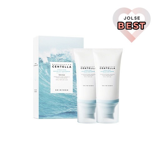 SKIN1004 CENTELLA HYALU-CICA WATER-FIT SUN SERUM TWIN PACK SÉRUM SOLAIRE 50ML*2 –  | Parasativa Maroc