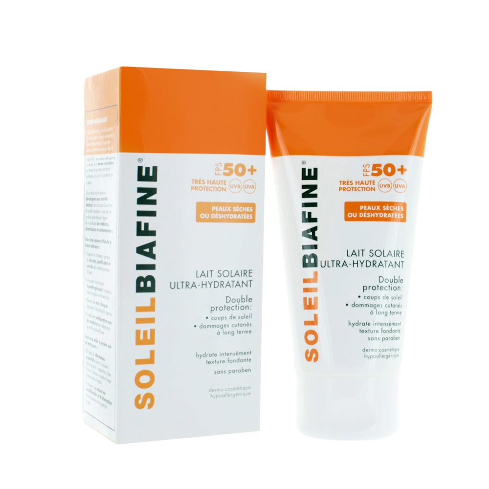 SOLEIL BIAFINE LAIT SOLAIRE ULTRA HYDRATANT SPF50 150mL –  | Parasativa Maroc