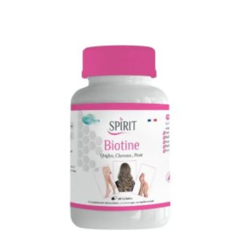 Spirit Biotine 60 Gelules –  | Parasativa Maroc