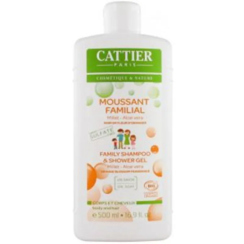 Cattier Moussant familial sans Sulfate 500ml –  | Parasativa Maroc